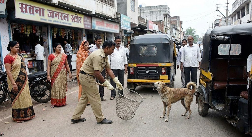 सतना में पागल कुत्ते का आतंक: घर के बाहर खेल रही 5 साल की बच्ची पर हमला, हालत गंभीर